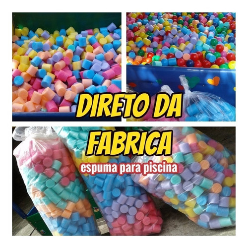 Espumas Para Piscina De Bolinhas Kit Com 2 Mil+2 Brindes