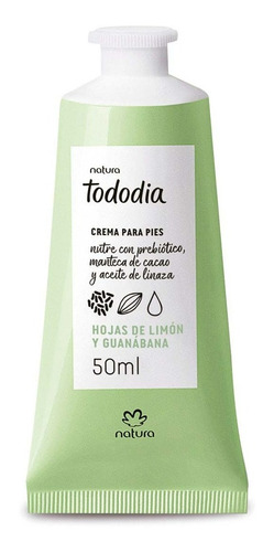 Natura Tododia Crema Para Pies 50 Ml Hojas Limón/guanabana