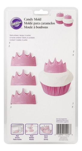 Molde Para Chocolate Diseño Corona Wilton