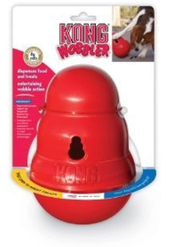 Kong Wobbler Toy Feeder Treat & Food Dispenser Dog & Puppy P