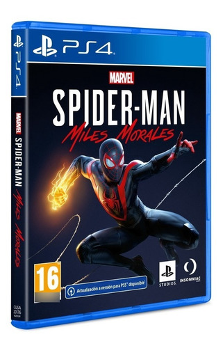 Imagen 1 de 1 de Miles Morales Spider Man Ps4 Fisico Sellado - Elevengames