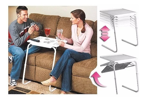 Mesa Table Mate Ii Tv. Ajustable Multiusos Portátil Plegable