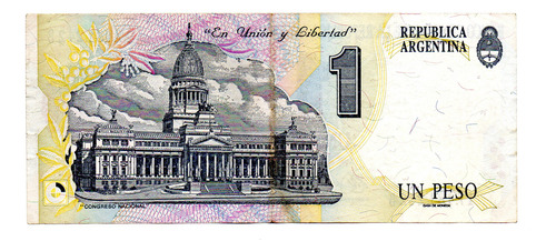 Billete 1 Peso Convertible, Bottero 3002, Año 1992 Mb