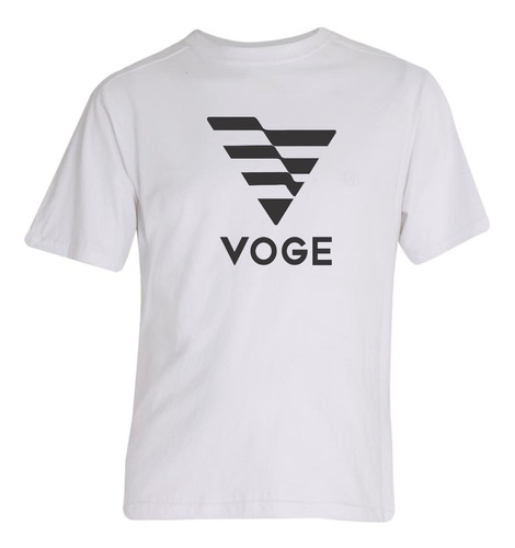 Remera Motoquera Voge Motos Blanca