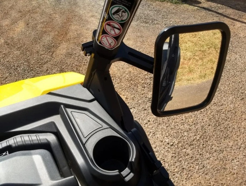 Retrovisores Convexos Retangulares Para Utv Can-am E Polaris
