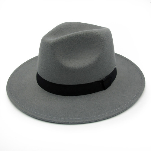 Chapéu Feltro Estilo Fedora Masculino - Qualidade Preço