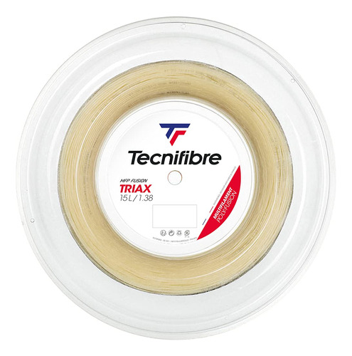 Tecnifibre Triax - Carrete De Cuerda De Tenis Natural (16)