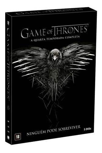 Box Dvd - Game Of Thrones - 4ª Temporada Completa (5 Discos)