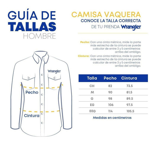 Imagen 6 de 6 de Camisa Vaquera Wrangler De Hombre U11