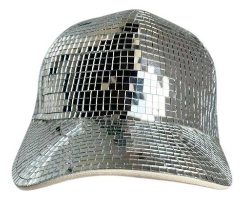 2 Sombrero De Espejo De Bola De Discoteca, Gorra De