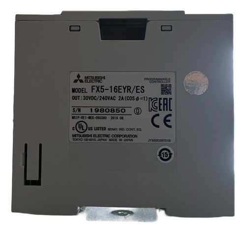 Fx5-16eyr/es Mitsubishi Output Module, 16 O/p, Plc, 24vdc
