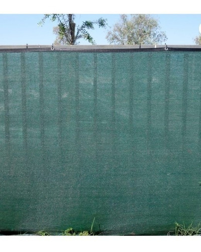 Imagen 3 de 5 de Malla Sombra Cerco O Techo Corredizo 90% - Verde 2 X 50 Mts