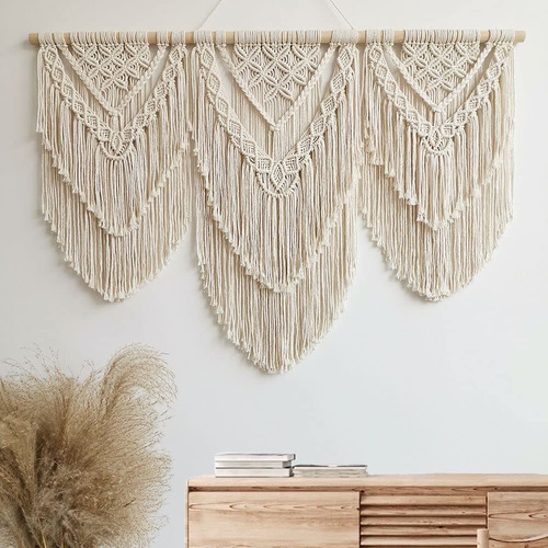 Fashionstorm Tapiz Macrame Para Colgar Pared Tejido Hogar