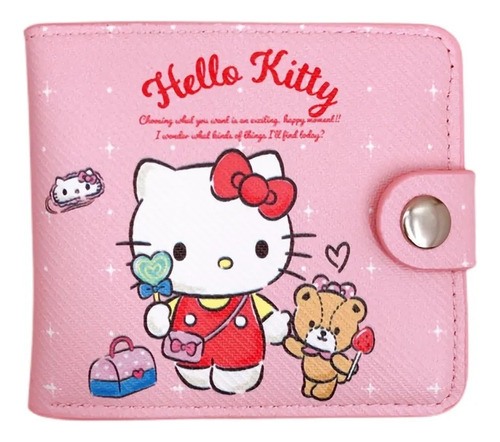 Billetera Kawaii Modelo Hello Kitty 
