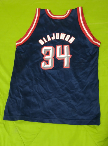 Jersey Juvenil G 14-16 Houston Rockets Nba Vintage 90s Uso (Usado)