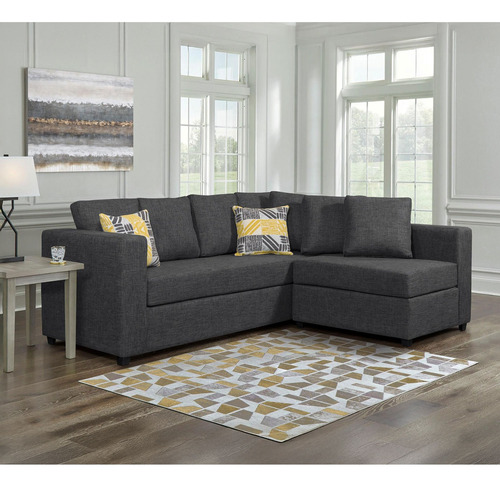 Sala Modular Nara 3-1 Gris Oxford Mobelo