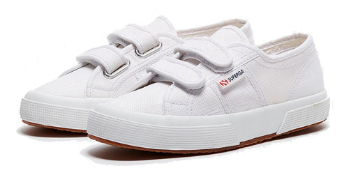 Imagen 3 de 4 de Championes Superga 2750 De Niños Blanco