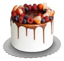 Comprar 12 Bases De Torta Doradas, Plateadas O Blancas De 20 Cm. Plateado