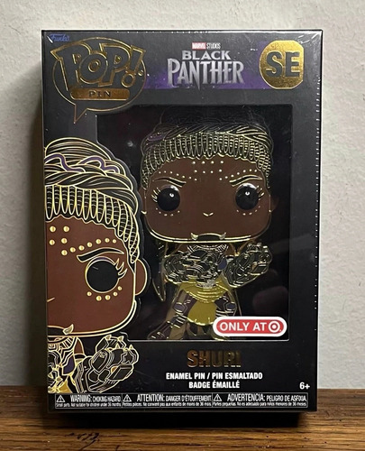 Funko Pop Pin Se / Black Panther Shuri / Exclusivo Target
