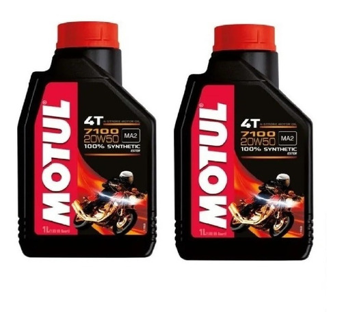 Troca 2 Óleo Motor Moto Motul 7100 20w 50 Sintético