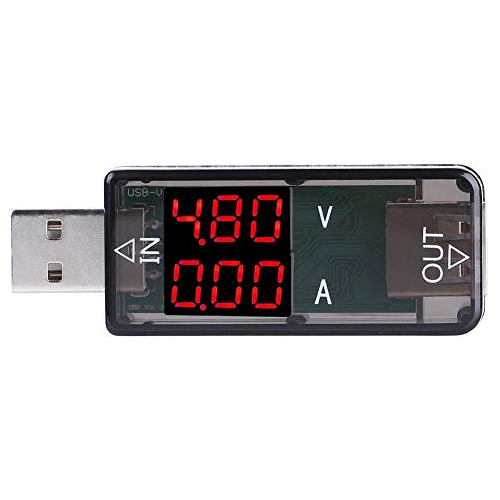 Probador Usb, Multímetro Cargador Usb Pantalla Lcd Col...