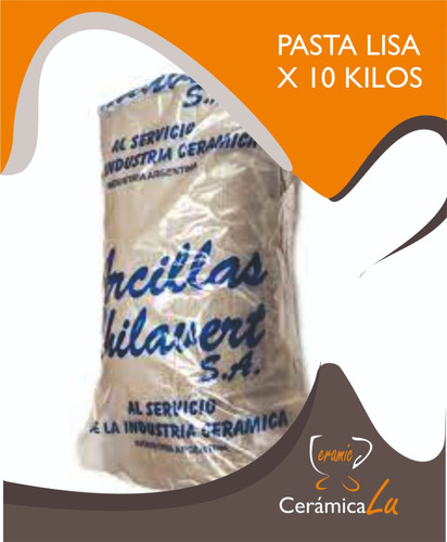 Arcilla Chilavert Blanca Lisa 10 Kg