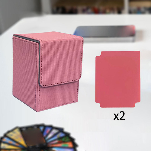 Caja De Baraja De Cartas,contenedor De Tarjetas,tarjeta Rosa