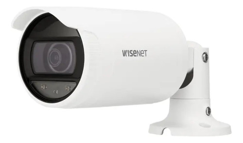 Cámara De Vigilancia Ip 4mp Ir30m Hanwha Vision Ano-l7082r Color Blanco