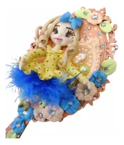 Comprar Espejo De Mano Bailarina Solo Azul - Bailarina Niñas Regalo