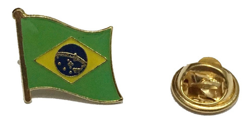 Pin Da Bandeira Do Brasil
