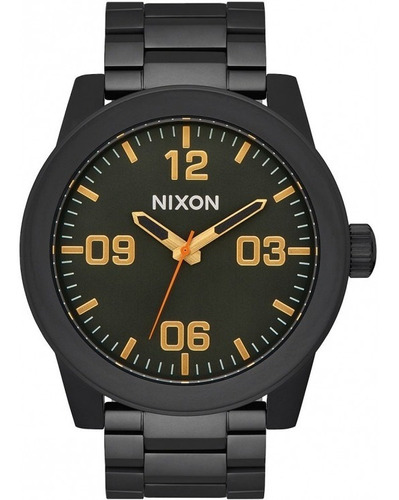 Reloj Nixon Hombre Negro Corporal Ss All Black A3461032