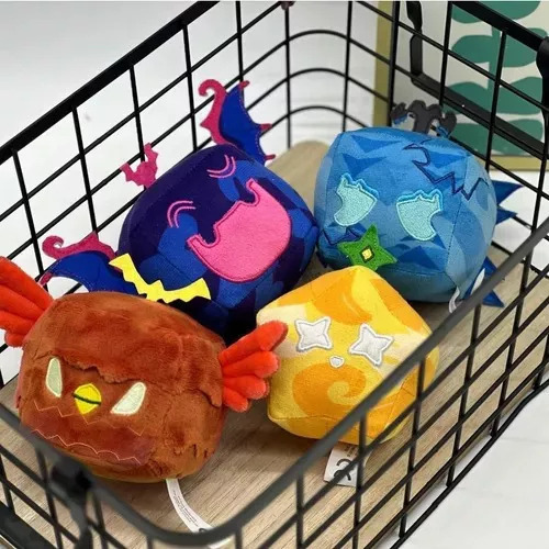 Juguetes De Peluche De 4 Piezas Blox Fruits For Cumpleaños
