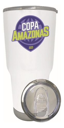 Termo Vaso Térmico Tigres Uanl 30 Oz Copa Amazonas Od77159 Color Blanco