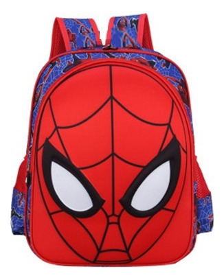 Mochila Gran Capacidad Araña Estudiante Moda Lindo