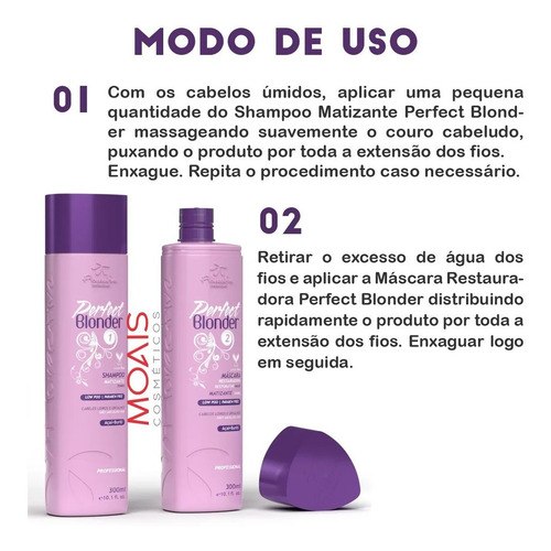Shampoo Perfect Blonder Matizador Floractive - 300ml