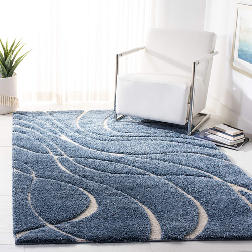 Safavieh Florida Shag Collection Sg471 Alfombra De Felp...