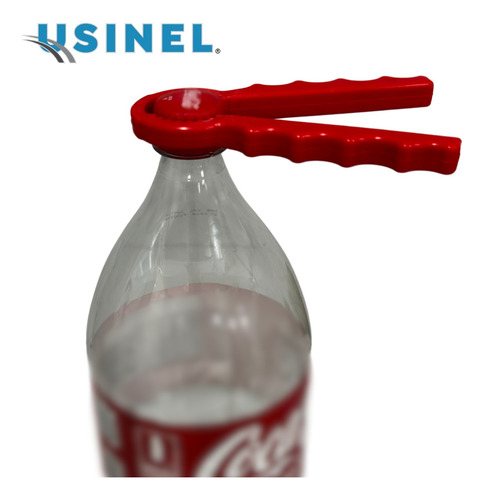 Abridor De Garrafas Plásticas Vermelho
