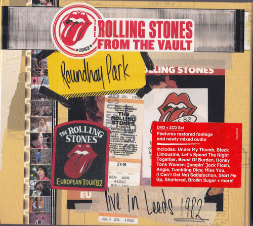 The Rolling Stones Live In Leeds 1982 Dvd + 2cd Nuevo