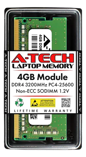 comprar A-tech Ddr4 3200 Mhz Sodimm Pc4-25600 (pc4-3200aa) Cl...