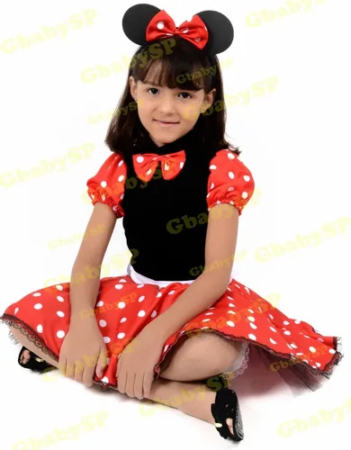 Mercado livre vestido hotsell da minnie vermelha
