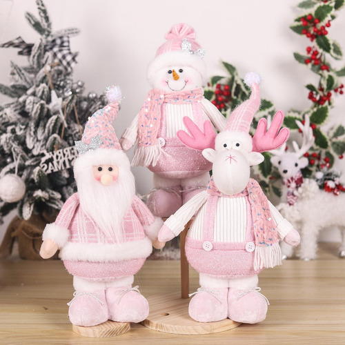 Figura Decorativa De Muñeca Navideña Figura Navideña Alce