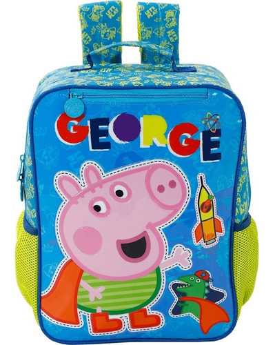 Kit Mochila Costas M Lancheira George Pig Lets Peppa Xeryus