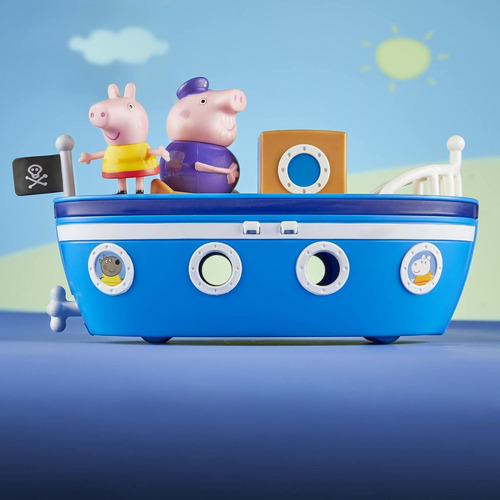 Peppa Pig Barco De La Cabaña Del Abuelo Con Figura