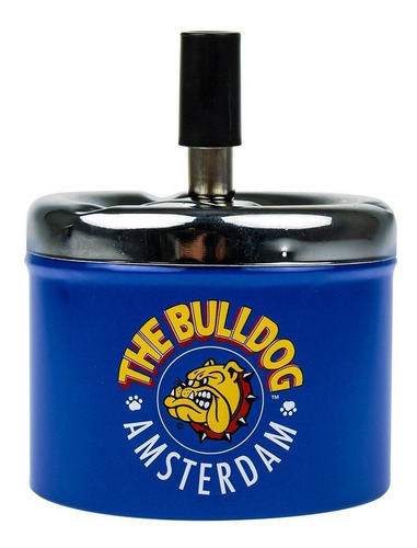 Imagen 1 de 2 de Cenicero Giratorio The Bulldog Amsterdam Azul Original 