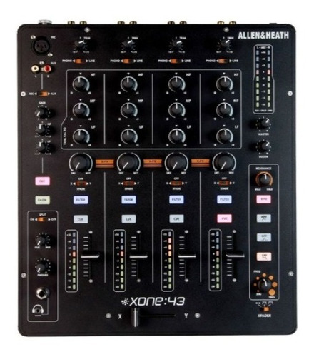 Mezcladora Allen&amp;heath Xone43 4+1 Canales Negro