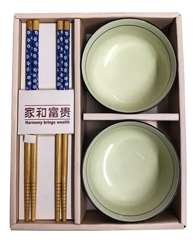 Set De Sushi De Ceramica Para 2 Personas Diseño Con Caja