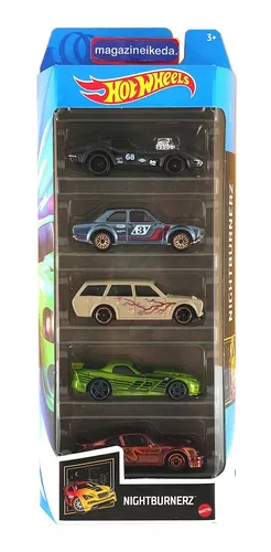 Hot Wheels Carrinhos Colecionáveis Kit com 5 Unidades (modelos podem v