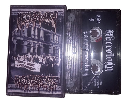 Necrology / Agathocles  Split Cassette 2015 Como Nuevo