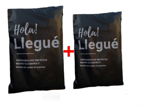Imagen 1 de 1 de Bolsas Hola Envios Ecommerce Combo 2 Medidas Mediana X100