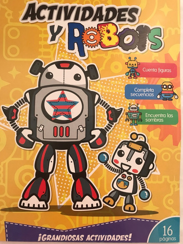  Robots, Y Actividades Libro Infantil